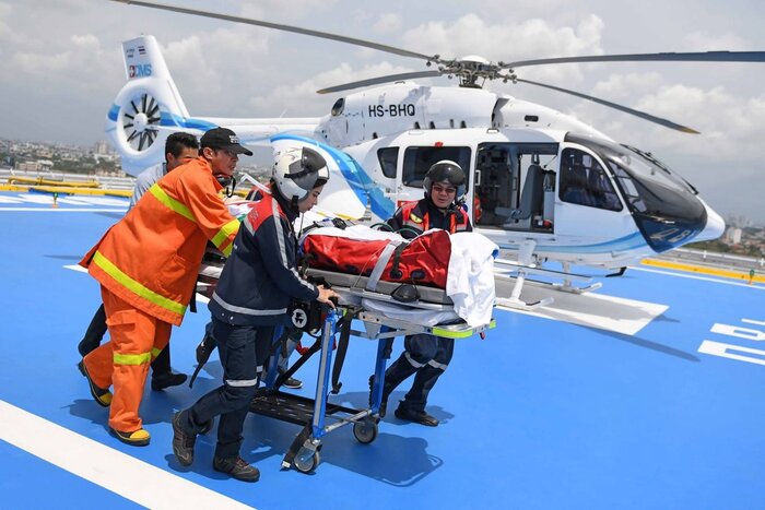آمبولانس هوایی خصوصی با تجهیزات پزشکی کامل